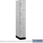 12" Wide Premier Wood Locker - Four Tier-1 Wide - 6 Feet High - 21" Deep by Salsbury - Image 22