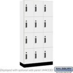 12" Wide Premier Wood Locker - Four Tier-3 Wide - 6 Feet High - 15" Deep by Salsbury - Image 2