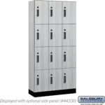 12" Wide Premier Wood Locker - Four Tier-3 Wide - 6 Feet High - 15" Deep by Salsbury - Image 20