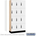 12" Wide Premier Wood Locker - Four Tier-3 Wide - 6 Feet High - 15" Deep by Salsbury - Image 37