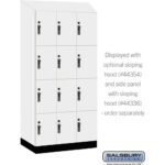 12" Wide Premier Wood Locker - Four Tier-3 Wide - 6 Feet High - 21" Deep by Salsbury - Image 42