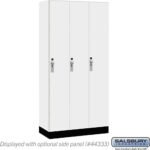 12" Wide Premier Wood Locker - Single Tier - 3 Wide - 6 Feet High - 18" Deep by Salsbury - Image 4