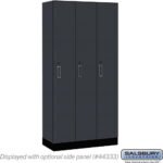 12" Wide Premier Wood Locker - Single Tier - 3 Wide - 6 Feet High - 18" Deep by Salsbury - Image 8