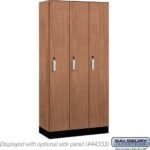 12" Wide Premier Wood Locker - Single Tier - 3 Wide - 6 Feet High - 18" Deep by Salsbury - Image 17