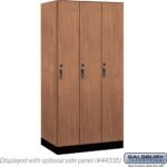 12" Wide Premier Wood Locker - Single Tier - 3 Wide - 6 Feet High - 21" Deep by Salsbury - Image 13