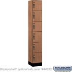 12" Wide Premier Wood Locker - Six Tier Box Style-1 Wide - 6 Feet High - 15" Deep by Salsbury - Image 13