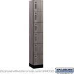 12" Wide Premier Wood Locker - Six Tier Box Style-1 Wide - 6 Feet High - 15" Deep by Salsbury - Image 26
