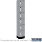 12" Wide Premier Wood Locker - Six Tier Box Style-1 Wide - 6 Feet High - 15" Deep by Salsbury - Image 35