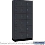 12" Wide Premier Wood Locker - Six Tier Box Style-3 Wide - 6 Feet High - 15" Deep by Salsbury - Image 11