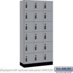 12" Wide Premier Wood Locker - Six Tier Box Style-3 Wide - 6 Feet High - 15" Deep by Salsbury - Image 33