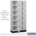 12" Wide Premier Wood Locker - Six Tier Box Style-3 Wide - 6 Feet High - 15" Deep by Salsbury - Image 38
