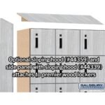 12" Wide Premier Wood Locker - Six Tier Box Style-3 Wide - 6 Feet High - 15" Deep by Salsbury - Image 41