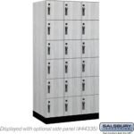 12" Wide Premier Wood Locker - Six Tier Box Style-3 Wide - 6 Feet High - 21" Deep by Salsbury - Image 19
