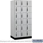 12" Wide Premier Wood Locker - Six Tier Box Style-3 Wide - 6 Feet High - 21" Deep by Salsbury - Image 20
