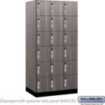 12" Wide Premier Wood Locker - Six Tier Box Style-3 Wide - 6 Feet High - 21" Deep by Salsbury - Image 28