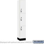 12" Wide Premier Wood Locker - Triple Tier-1 Wide - 6 Feet High - 15" Deep by Salsbury - Image 6