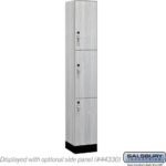 12" Wide Premier Wood Locker - Triple Tier-1 Wide - 6 Feet High - 15" Deep by Salsbury - Image 22