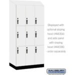 12" Wide Premier Wood Locker - Triple Tier-3 Wide - 6 Feet High - 21" Deep by Salsbury - Image 42