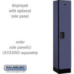 12" Wide Single Tier Designer Wood Locker - 1 Wide - 5 Feet High - 15" Deep by Salsbury - Image 6