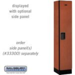 12" Wide Single Tier Designer Wood Locker - 1 Wide - 5 Feet High - 15" Deep by Salsbury - Image 11
