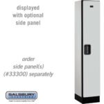 12" Wide Single Tier Designer Wood Locker - 1 Wide - 5 Feet High - 15" Deep by Salsbury - Image 17