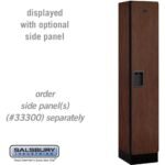 12" Wide Single Tier Designer Wood Locker - 1 Wide - 5 Feet High - 15" Deep by Salsbury - Image 21