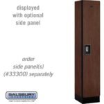 12" Wide Single Tier Designer Wood Locker - 1 Wide - 5 Feet High - 15" Deep by Salsbury - Image 25