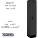 12" Wide Single Tier Designer Wood Locker - 1 Wide - 5 Feet High - 15" Deep by Salsbury