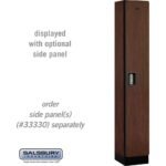 12" Wide Single Tier Designer Wood Locker - 1 Wide - 6 Feet High - 15" Deep by Salsbury - Image 24