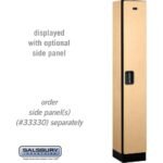 12" Wide Single Tier Designer Wood Locker - 1 Wide - 6 Feet High - 15" Deep by Salsbury - Image 27