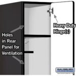 12" Wide Single Tier Designer Wood Locker - 1 Wide - 6 Feet High - 15" Deep by Salsbury - Image 33