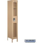 12" Wide Single Tier See-Through Metal Locker - 1 Wide - 6 Feet High - 18" Deep by Salsbury - Image 6