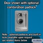 12" Wide Single Tier See-Through Metal Locker - 1 Wide - 6 Feet High - 18" Deep by Salsbury - Image 9
