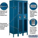12" Wide Single Tier See-Through Metal Locker - 3 Wide - 6 Feet High - 18" Deep by Salsbury - Image 7