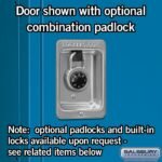 12" Wide Single Tier Standard Metal Locker - 3 Wide - 6 Feet High - 15" Deep by Salsbury - Image 8