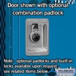 12" Wide Single Tier Vented Metal Locker - 3 Wide - 6 Feet High - 18" Deep by Salsbury - Image 8