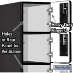 12" Wide Six Tier Box Style Designer Wood Locker - 1 Wide - 6 Feet High - 15" Deep by Salsbury - Image 34