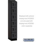 12" Wide Six Tier Box Style Designer Wood Locker - 1 Wide - 6 Feet High - 18" Deep by Salsbury - Image 35