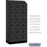 12" Wide Six Tier Box Style Designer Wood Locker - 3 Wide - 6 Feet High - 18" Deep by Salsbury - Image 36