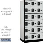 12" Wide Six Tier Box Style Designer Wood Locker - 3 Wide - 6 Feet High - 21" Deep by Salsbury - Image 18