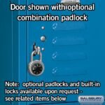 12" Wide Six Tier Box Style Standard Metal Locker - 3 Wide - 6 Feet High - 12" Deep by Salsbury - Image 8