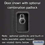 12" Wide Triple Tier Designer Wood Locker - 1 Wide - 5 Feet High - 18" Deep by Salsbury - Image 34