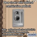 12" Wide Triple Tier Vented Metal Locker - 3 Wide - 5 Feet High - 15" Deep by Salsbury - Image 4