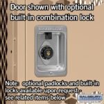 12" Wide Triple Tier Vented Metal Locker - 3 Wide - 5 Feet High - 15" Deep by Salsbury - Image 5