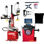 Katool T830 B750 Tire Changer with Wheel Balancer Combo