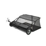 Dapper Supply DP-TBLS1109 42" Tow-Behind Lawn Sweeper – 25 Cu Ft Bag, Adjustable Height
