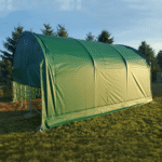 13' x 13' Livestock Corral Shelter with front door - Image 6