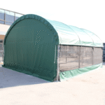 13' x 13' Livestock Corral Shelter with front door - Image 7
