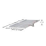 84" W Aluminum Portable Modular Mini Yard Ramp System – 25,000 lb. Cap - Image 5