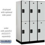 15" Wide Double Tier Designer Wood Locker - 3 Wide - 6 Feet High - 24" Deep by Salsbury - Image 16